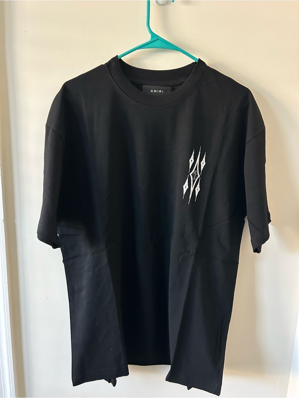 AMIRI Black Short-Sleeve Graphic Logo Tee